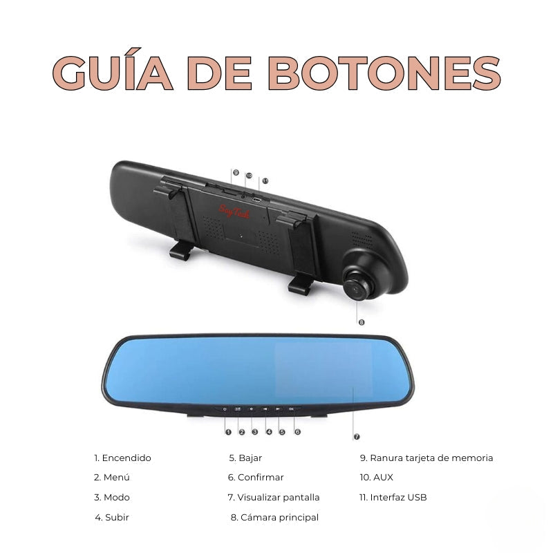 Cámara Retrovisor SafetyDrive PRO™ - 4k UHD