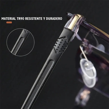 Gafas Inteligentes Anti Rayos - Vision™ + Funda de Cuero + Botella Limpia Gafas 500ml GRATIS