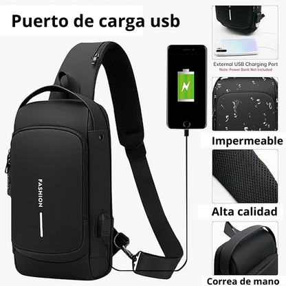 Mochila Antirrobo con USB - LockBag™