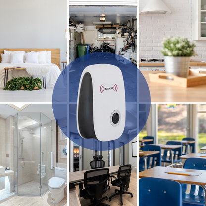 Repelente Ultrasónico (Ratas, Cucarachas, Mosquitos y más) - PestReject™