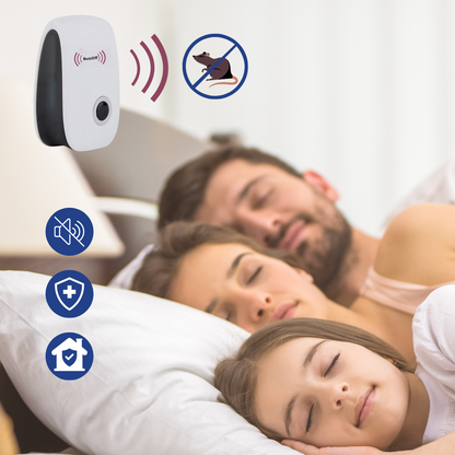 Repelente Ultrasónico (Ratas, Cucarachas, Mosquitos y más) - PestReject™